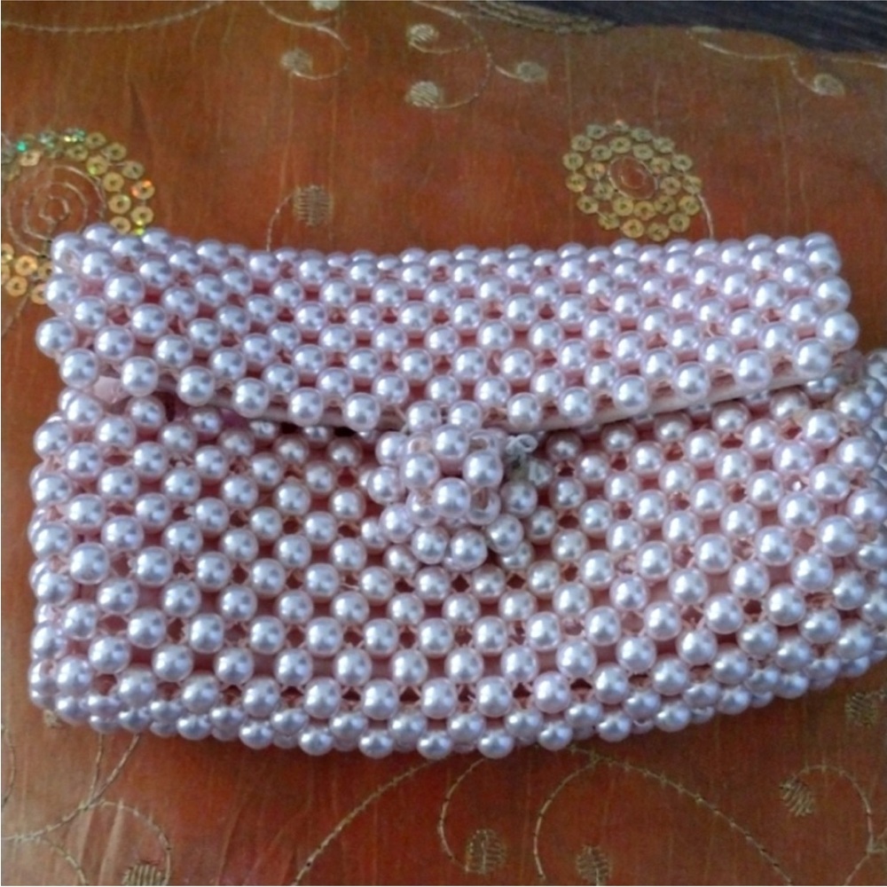 Vintage 1950s Pink Pearl Case